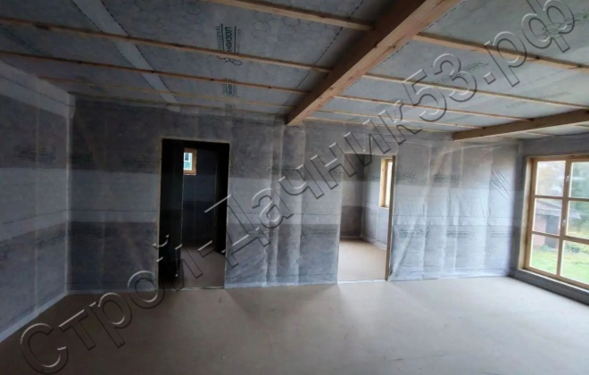 4 каркасный дом д–149, 10x7.5 м, 66 м², республика карелия, пряжинский район, посёлок матросы (10)